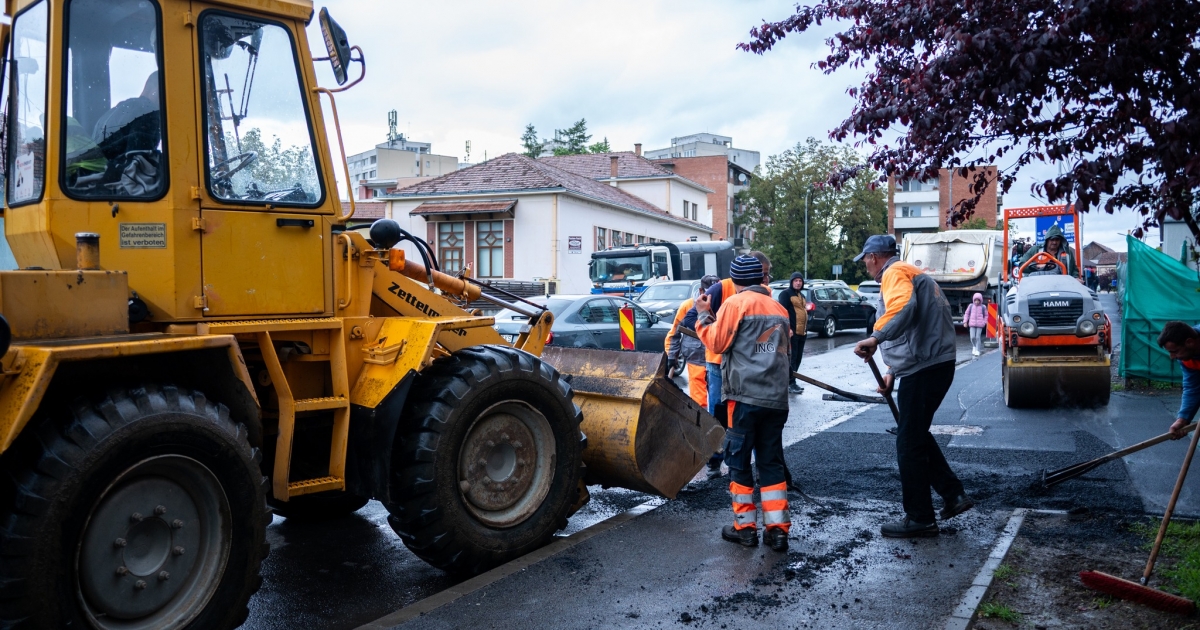 Javítják Székelyudvarhely utcáit