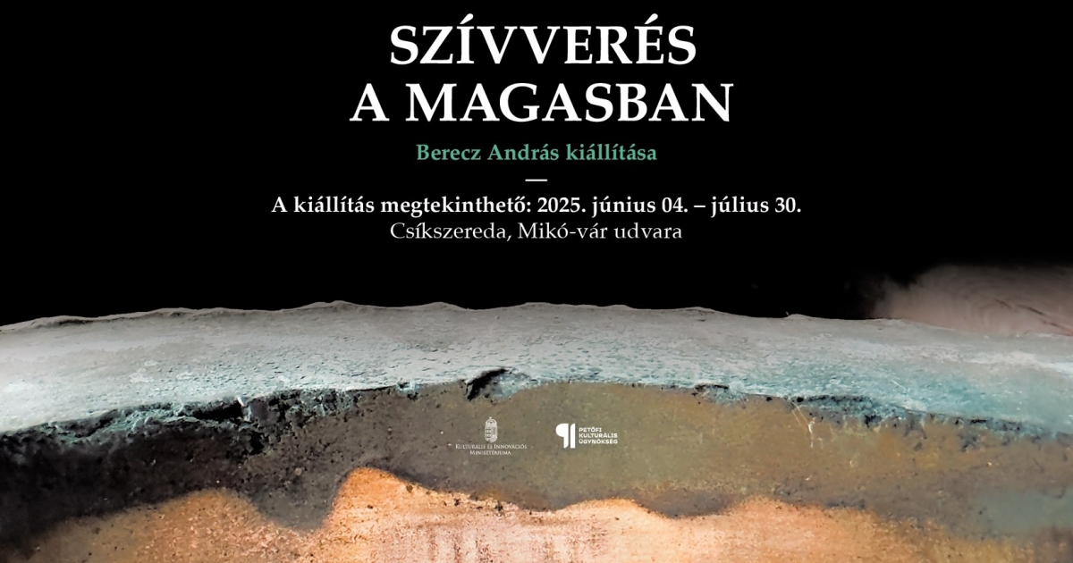 Berecz András kiállításának megnyitója