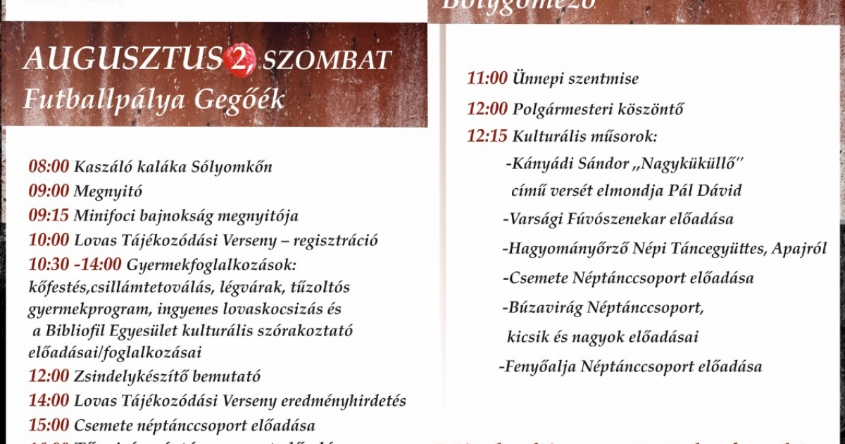 Málnaszüret Fesztivál