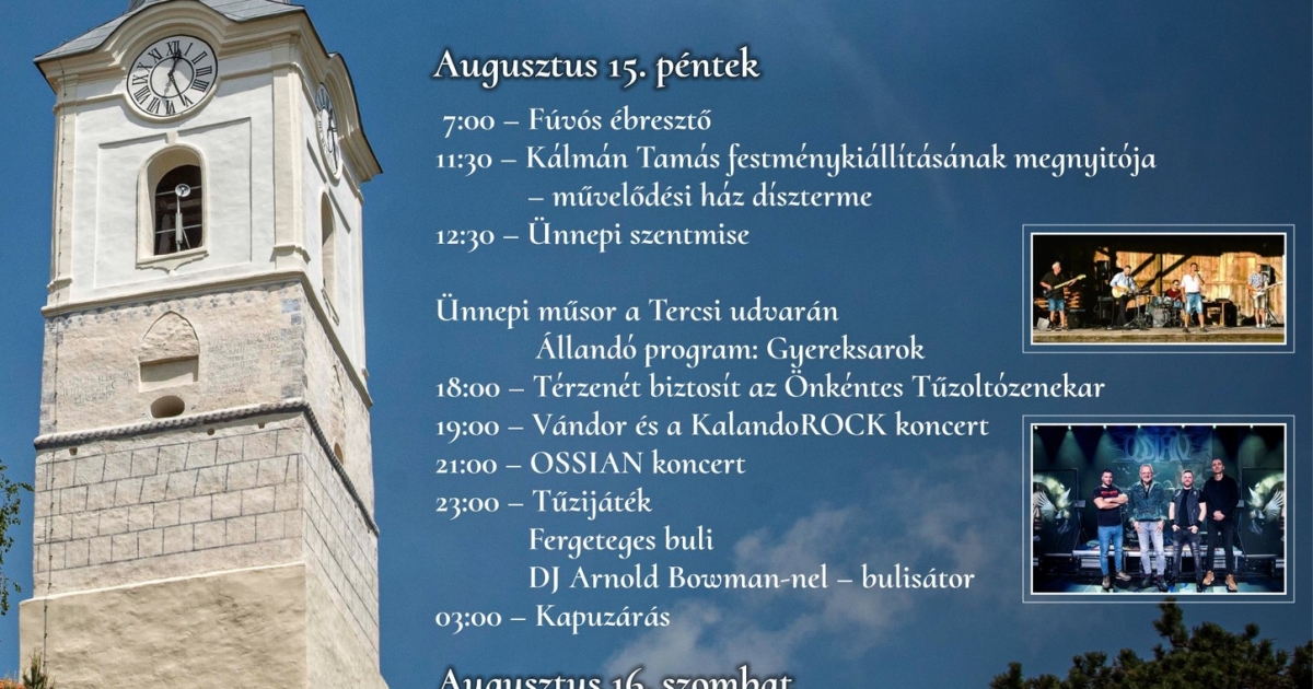 Nagyboldogasszony Napok