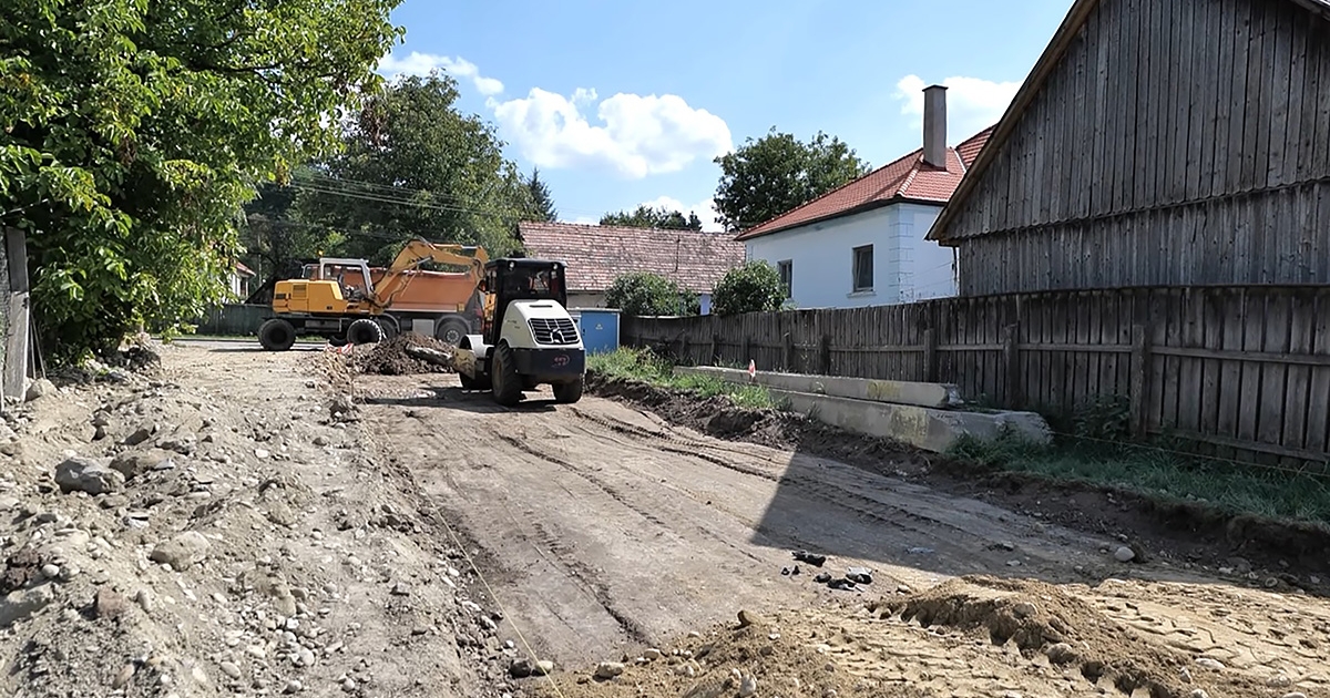 Bizonytalan az aszfaltozás befejezése Parajdon