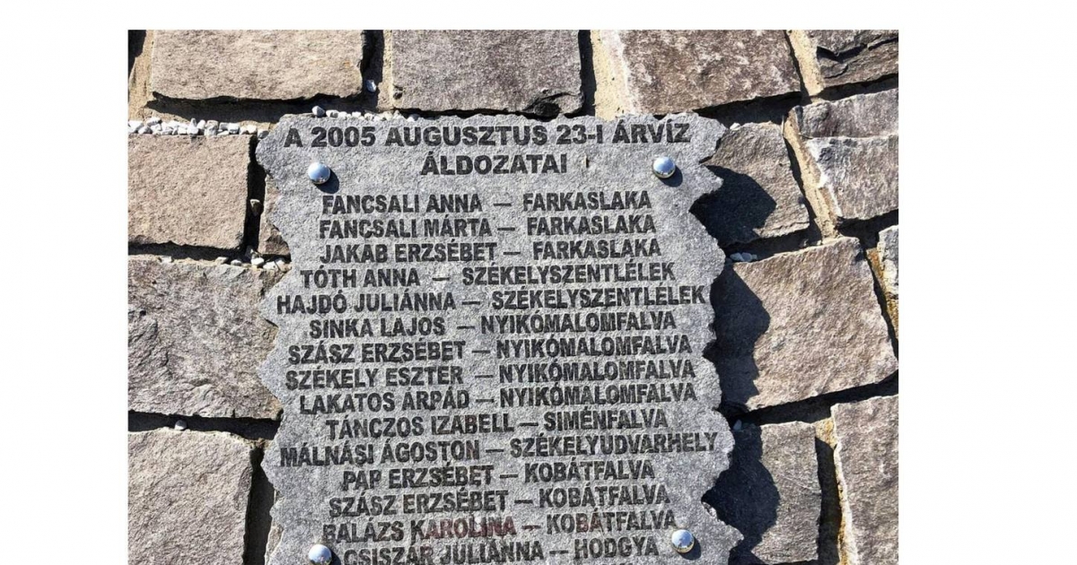 Nyikó menti árvíz megemlékezés