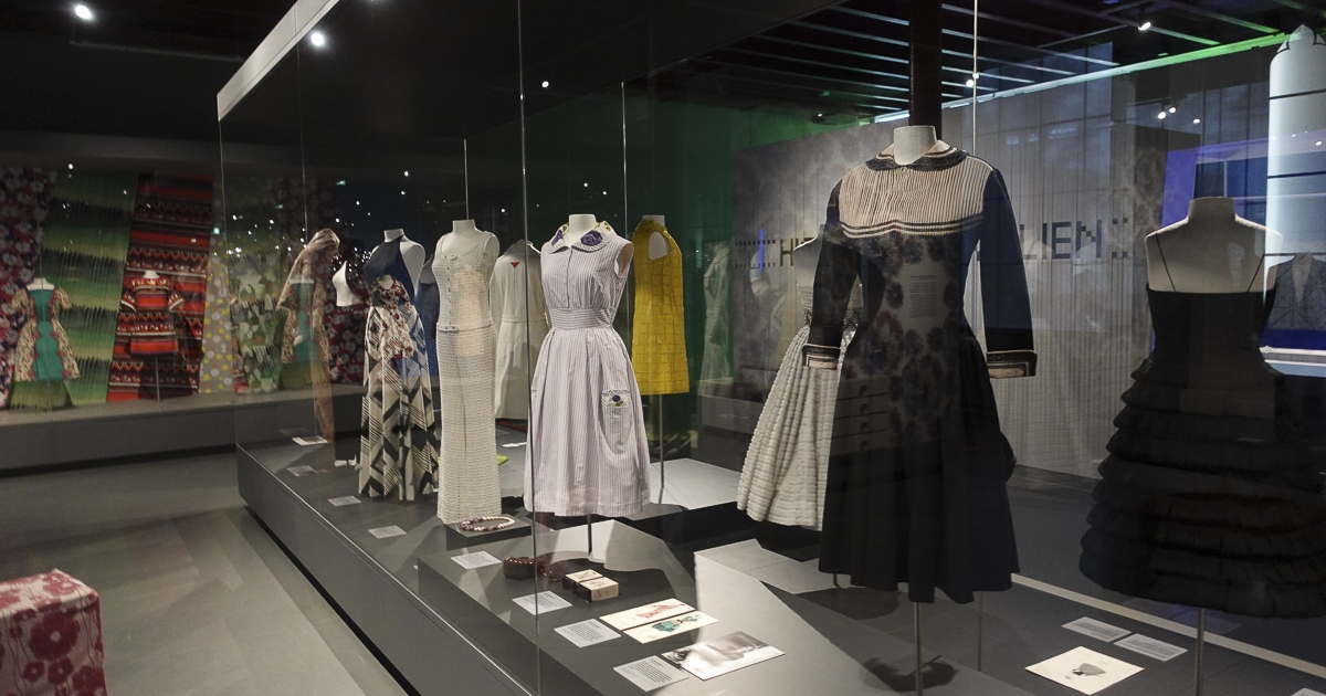 Az augsburgi textilmúzeumban