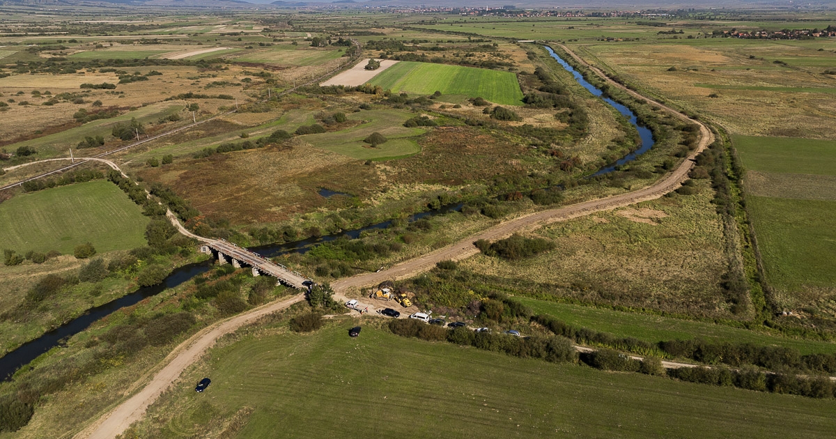 Elkezdődött a kerékpárút építése az Olt mentén