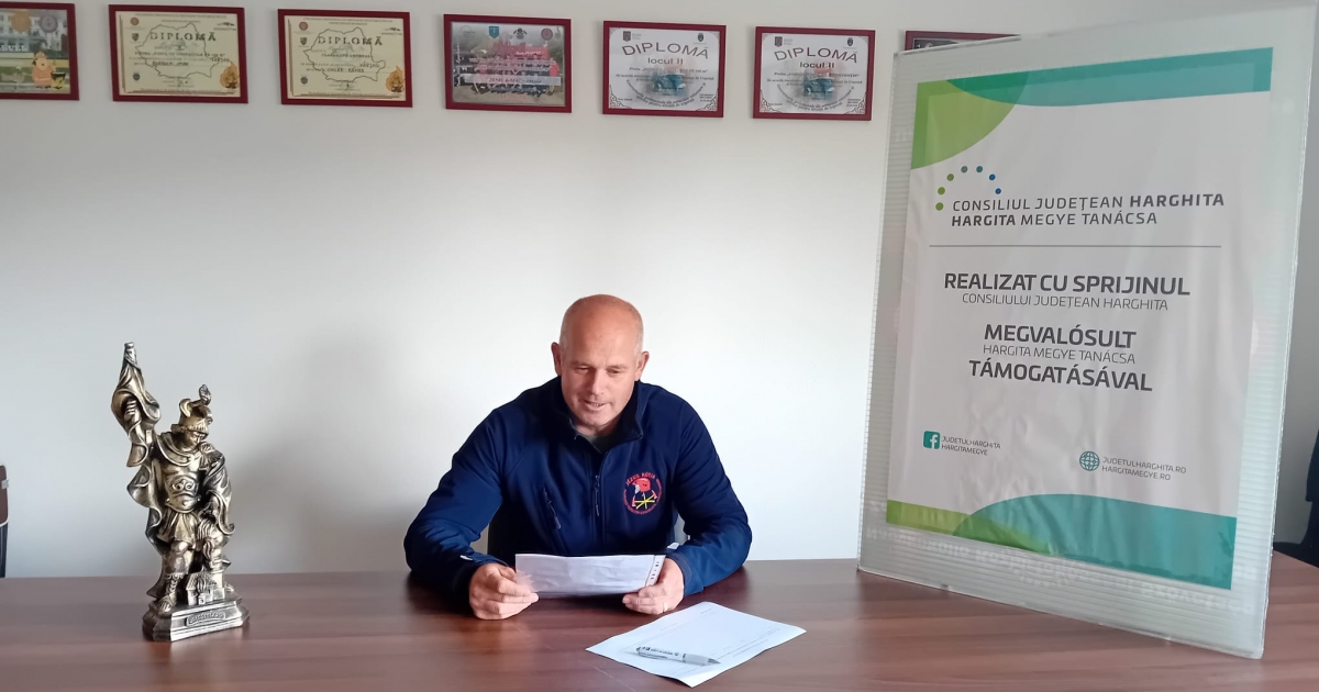 Könnyebben olthatnak bozóttüzet ezután a székelyvarsági önkéntes tűzoltók