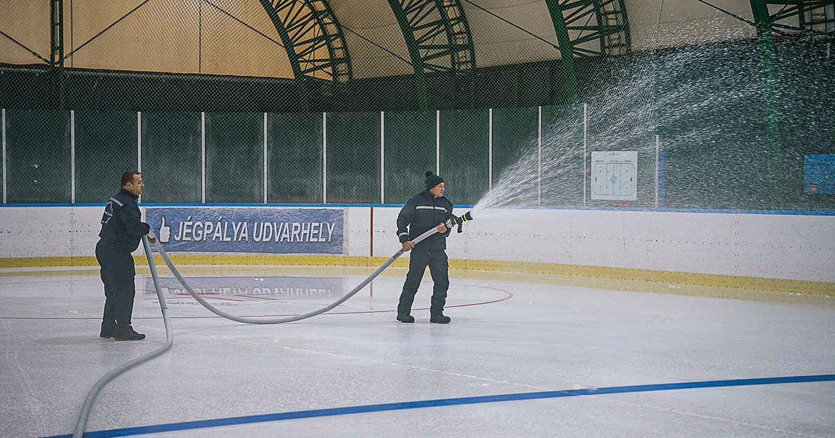 Udvarhelyen is készülnek a korcsolyaszezonra