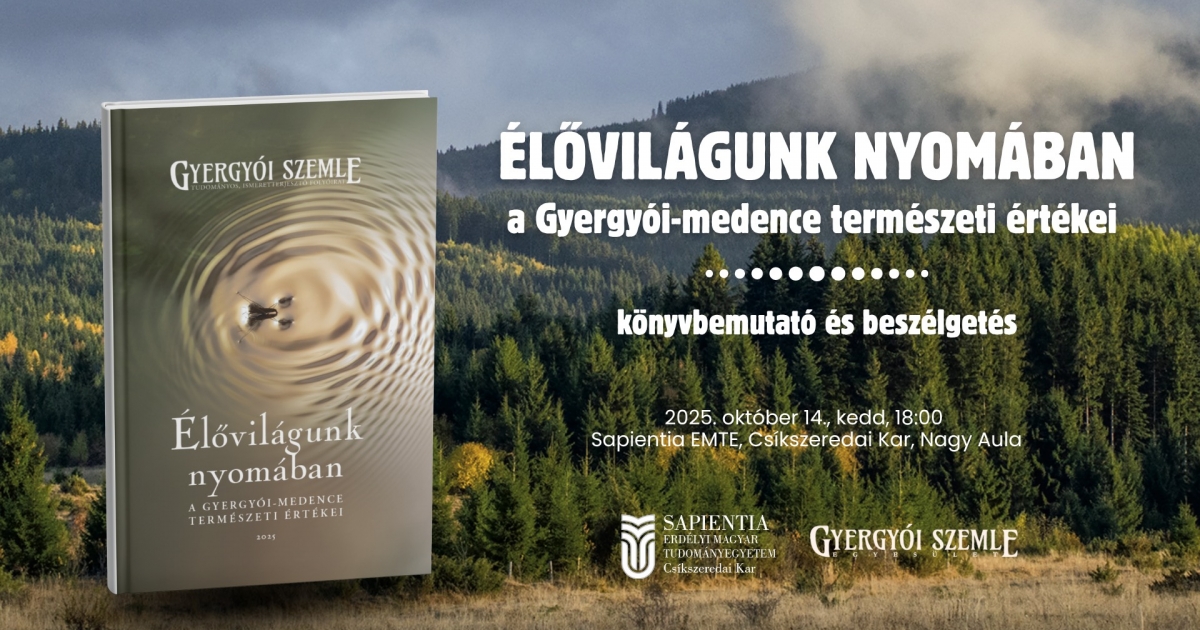 Könyvbemutató: Élővilágunk nyomában