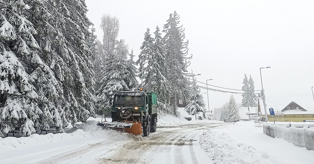 Biztosított az utak téli karbantartása
