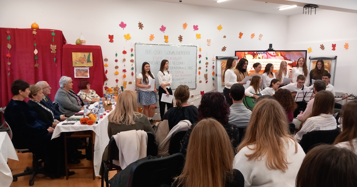XIII. IRIS Őszi szavalóverseny