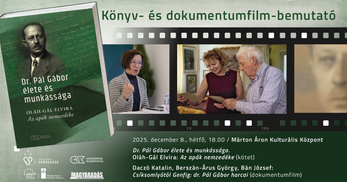 Könyv- és dokumentumfilm-bemutató