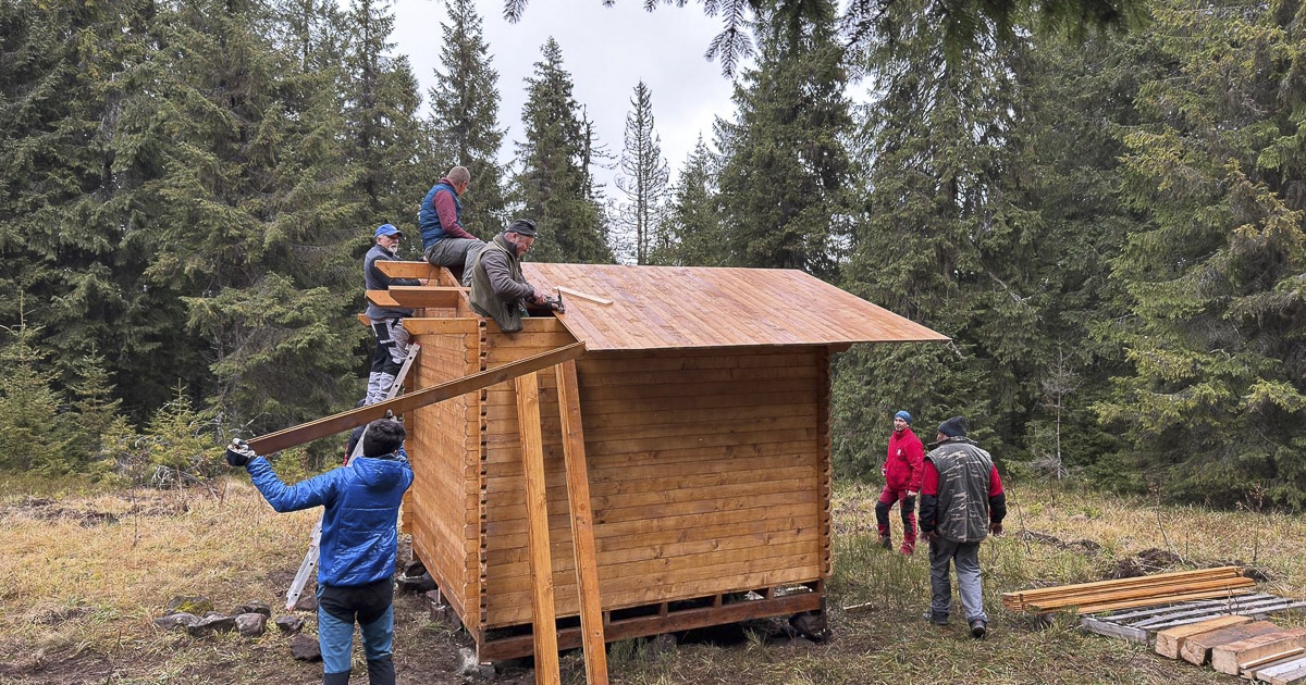 Új menedékház a Görgényi-havasokban