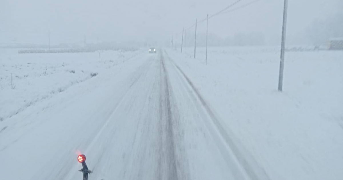 Útra dőlt fa, áramkimaradások, hófúvás