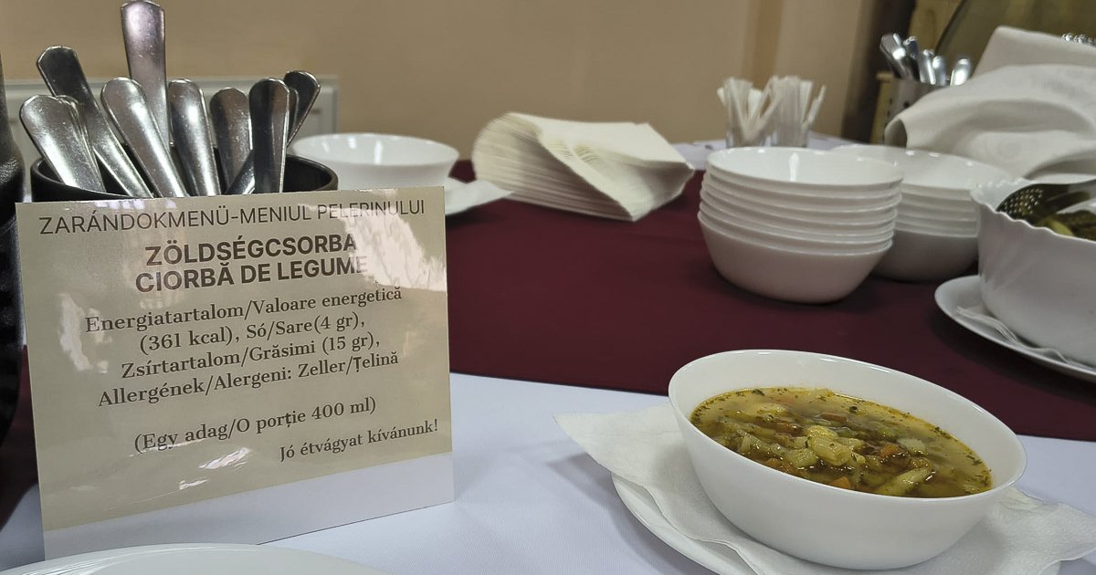 Zarándokmenüvel a Szeretetkonyha fenntartásáért