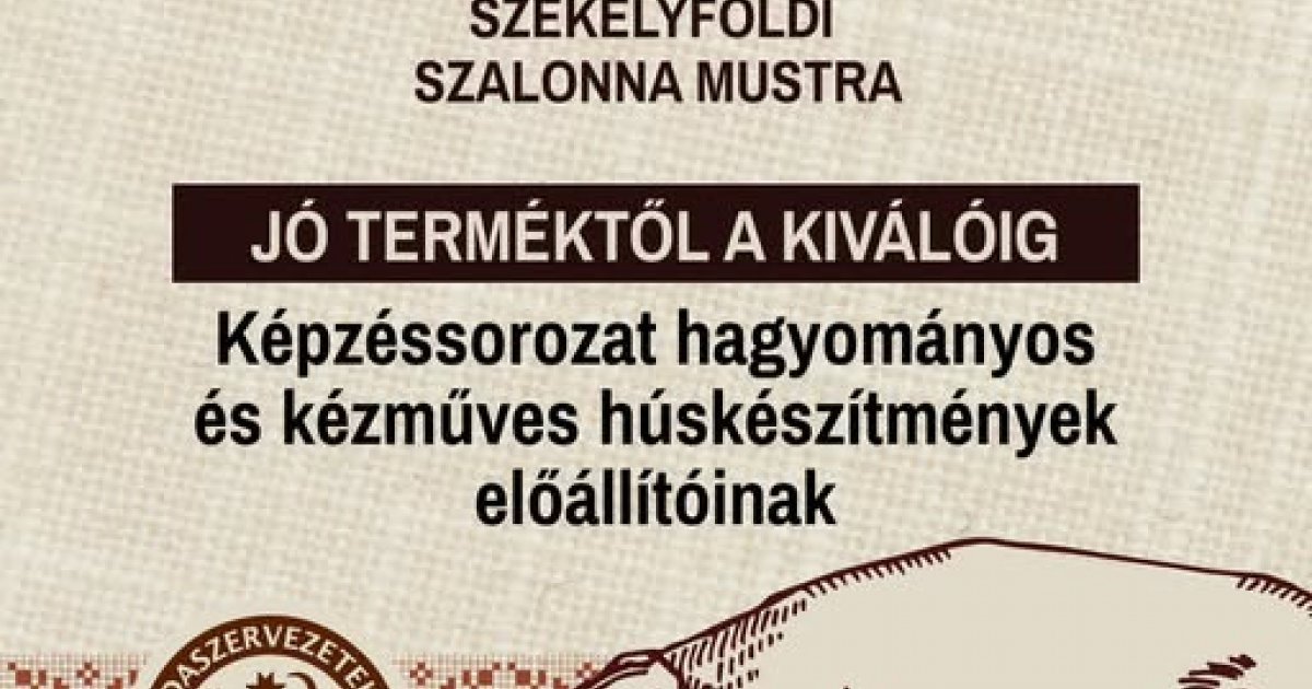 Kézműves húskészítők szakmai képzése