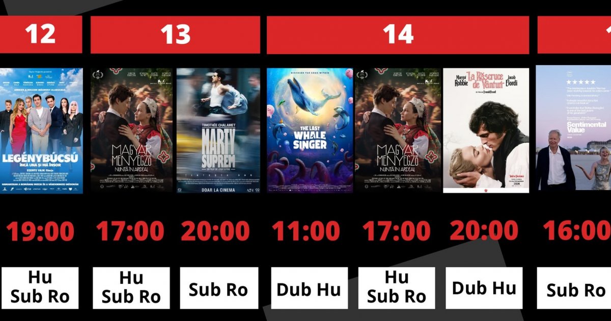 A Csíki Mozi heti műsora