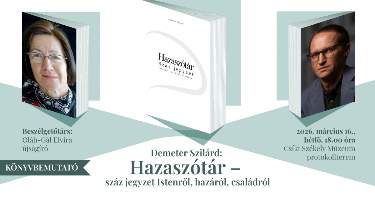 Könyvbemutató: Hazaszótár