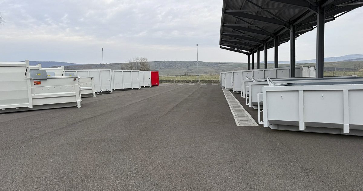 Elkészült a szelektív hulladékgyűjtő központ