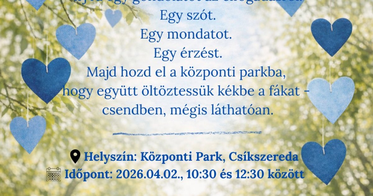 Az autizmus világnapja Csíkszeredában