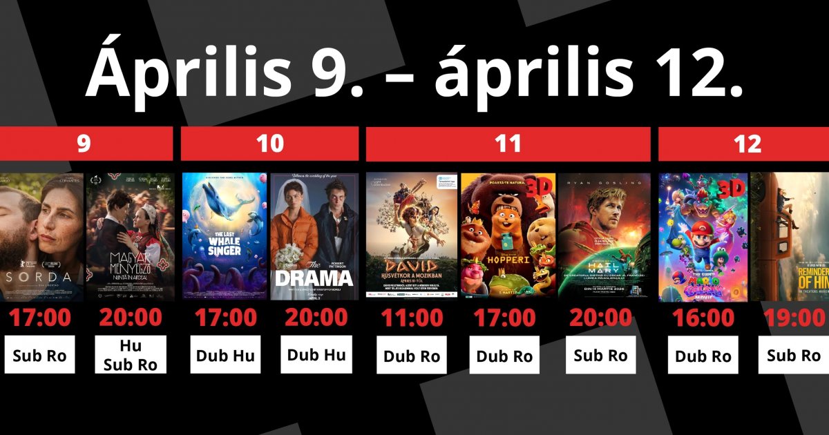 A CSÍKI MOZI HETI MŰSORA