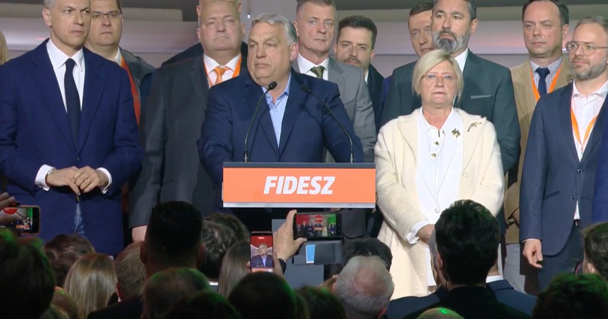 Orbán Viktor elismerte vereségét, gratulált a Tisza Pártnak