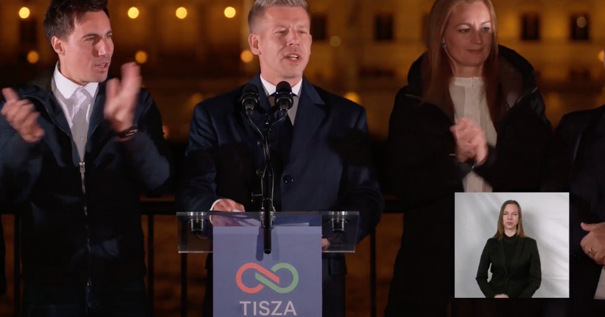 A Tisza Párt nyerte a magyarországi országgyűlési választásokat