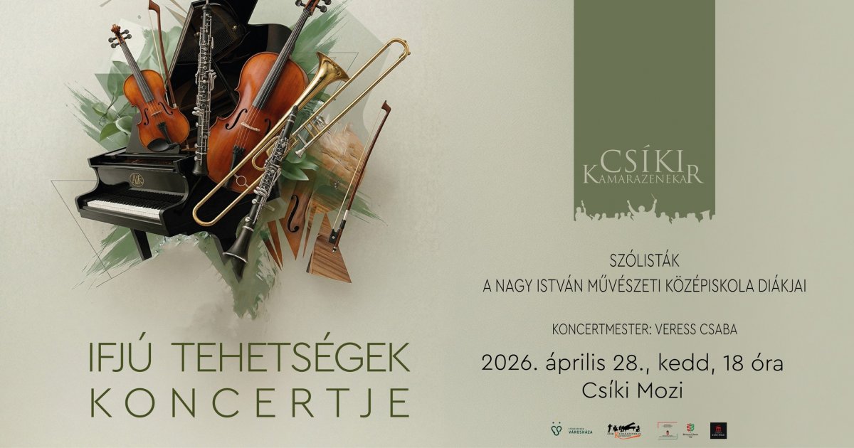 Ifjú tehetségek koncertje a Csíki Kamarazenekarral