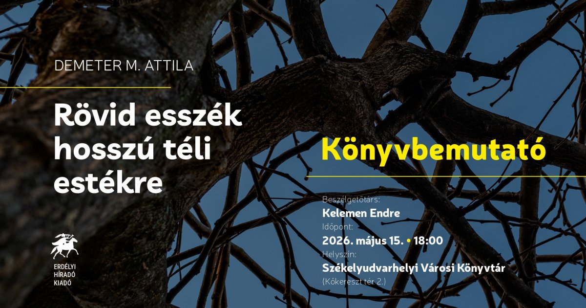 Könyvbemutató: Rövid esszék hosszú téli estékre