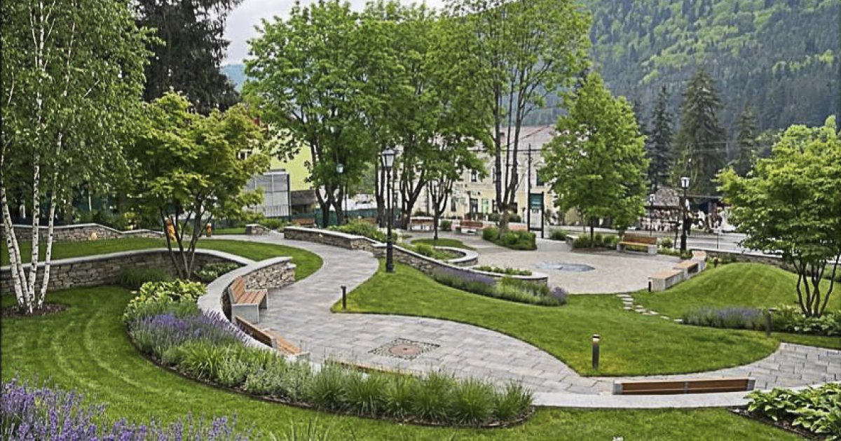 Megújul Tusnádfürdő központi parkja