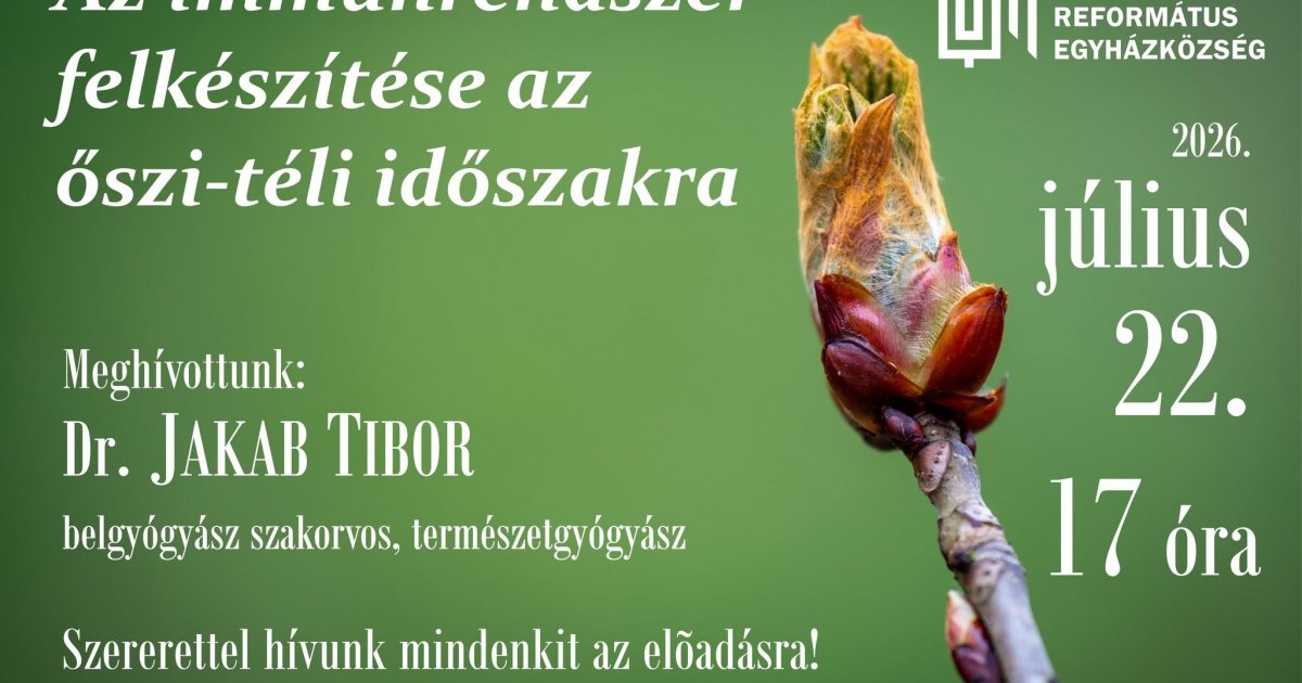 Az immunrendszer felkészítése az őszi-téli időszakra