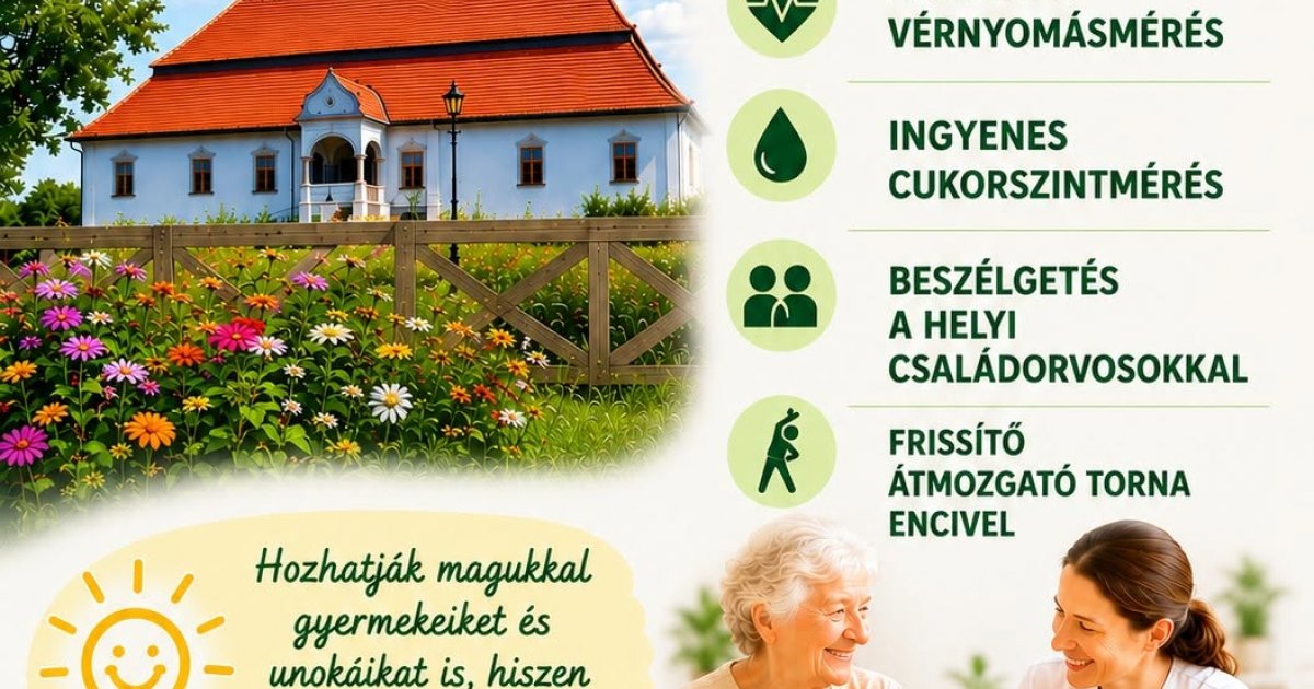 Egészségnap a Henter-kúriában