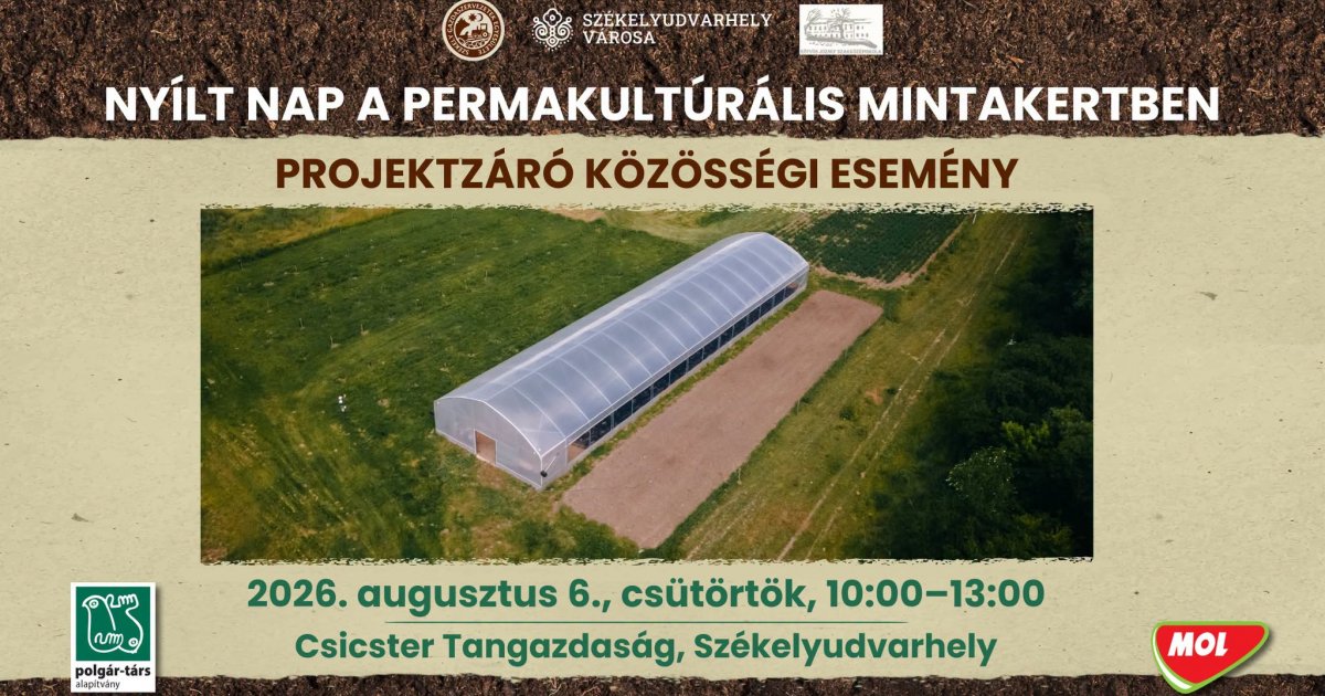 Nyílt nap a permakultúrális mintakertben