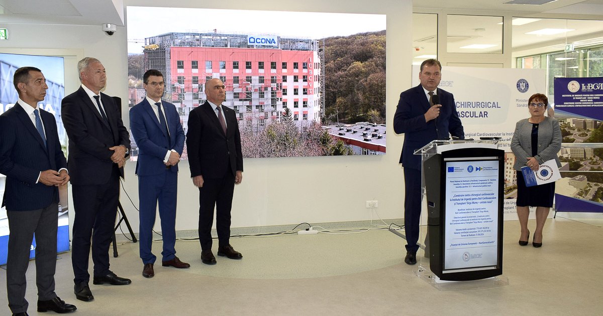 Átadták az új szív- és érsebészeti központot Marosvásárhelyen
