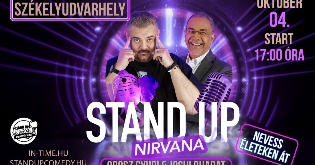 Stand up comedy est Székelyudvarhelyen