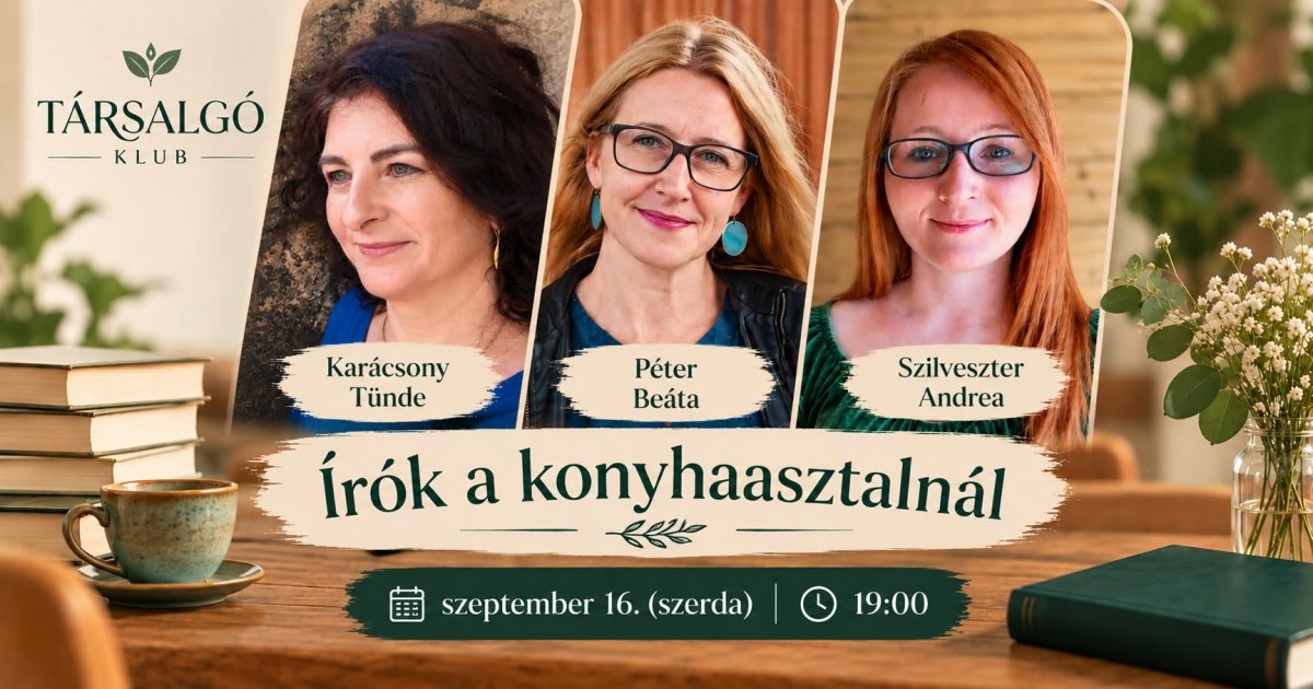 Irodalmi est a Társalgóban