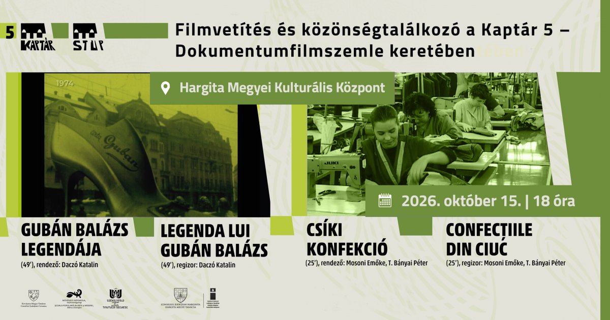 Filmvetítés és közönségtalálkozó