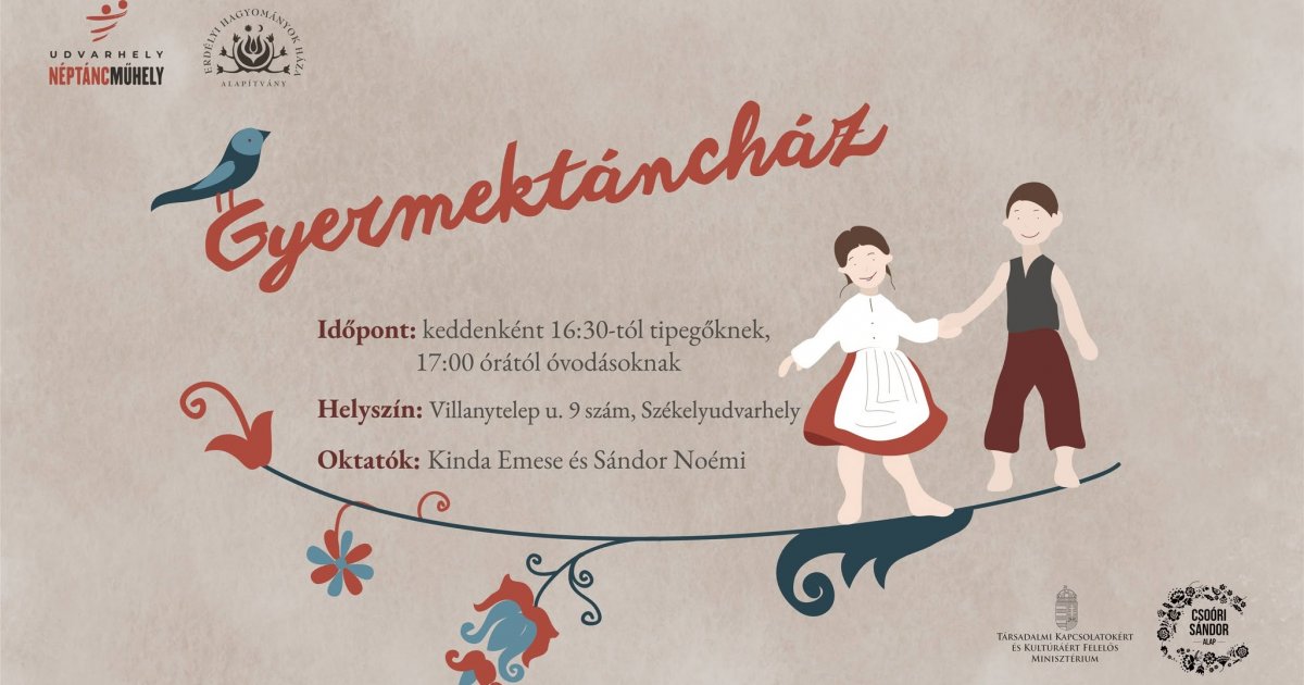 Gyermektáncház Székelyudvarhelyen