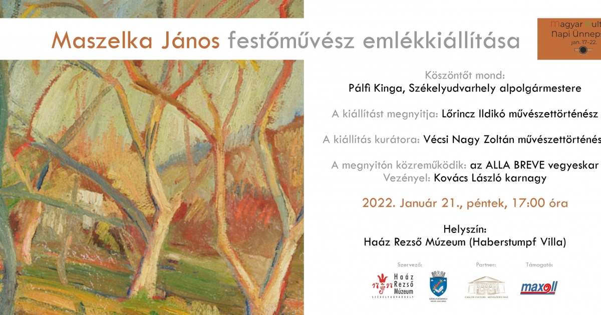 Maszelka János-emlékkiállítás