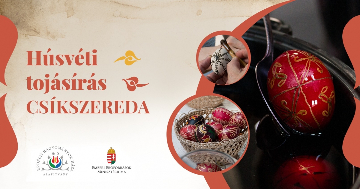 Húsvéti tojásírás Csíkszeredában