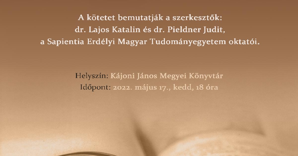 Könyvbemutató a megyei könyvtárban