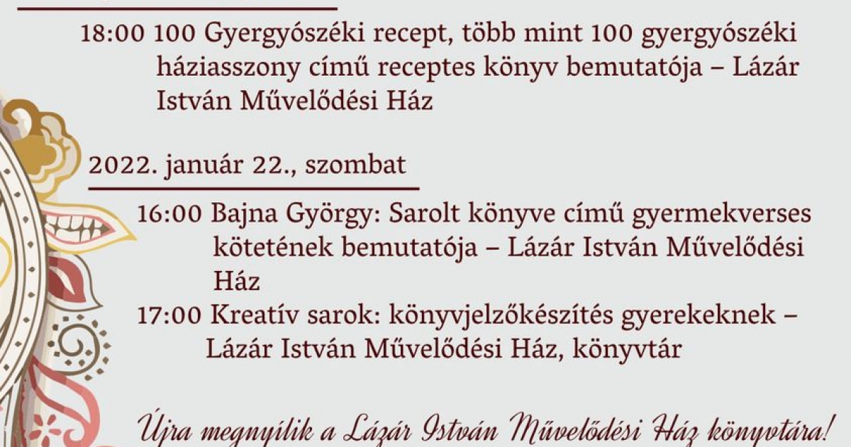 A magyar kultúra napja Gyergyóújfaluban