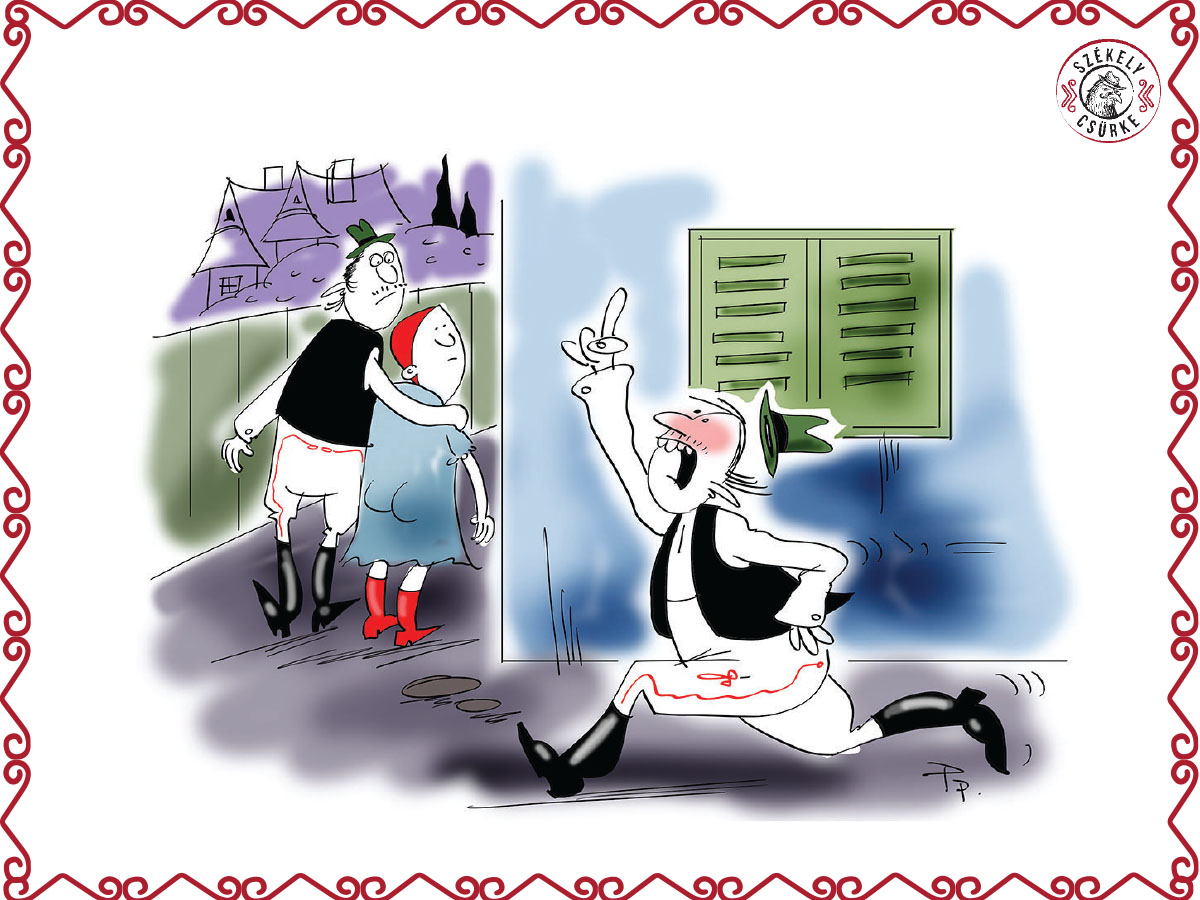 Para Pista, fiatalúr, készül-e a karikatúr'?