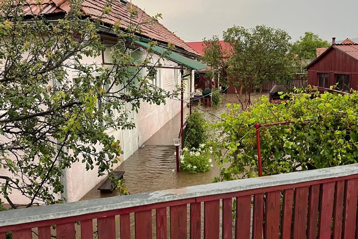 Maroshévíz: sok a kár a felhőszakadás után Maroshévíz: sok a kár a felhőszakadás után