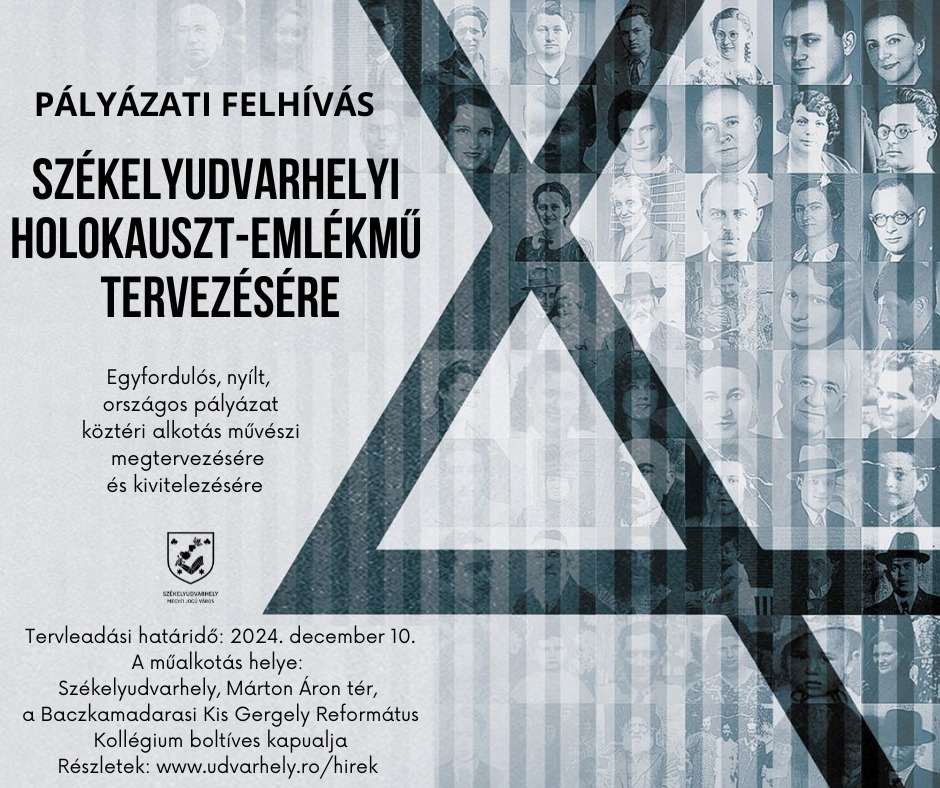 Holokauszt-emlékmű megtervezésére és kivitelezésére hirdet pályázatot a székelyudvarhelyi önkormányzat Holokauszt-emlékmű megtervezésére és kivitelezésére hirdet pályázatot a székelyudvarhelyi önkormányzat