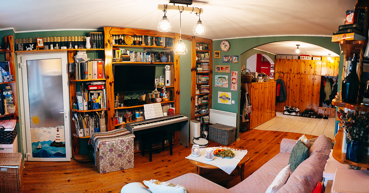 Stílus és kényelem egy tömbházlakásban Stílus és kényelem egy tömbházlakásban