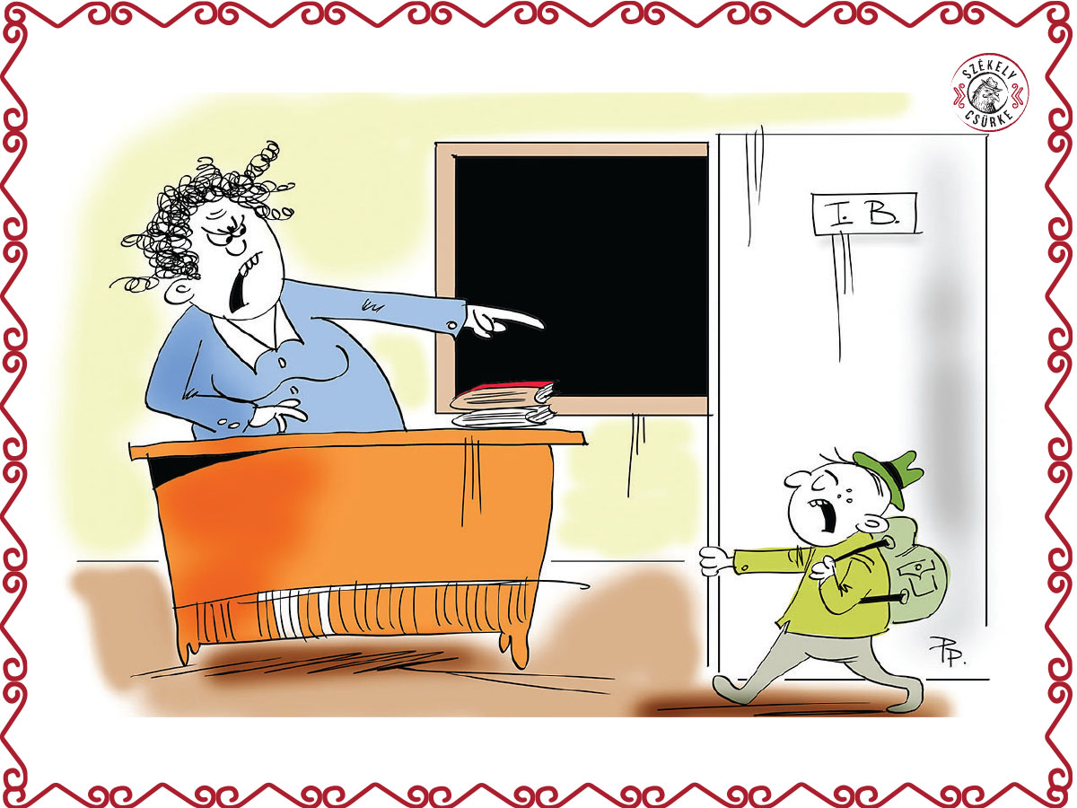 Mikor Pista rajzol, mindig Csürkét majszol.