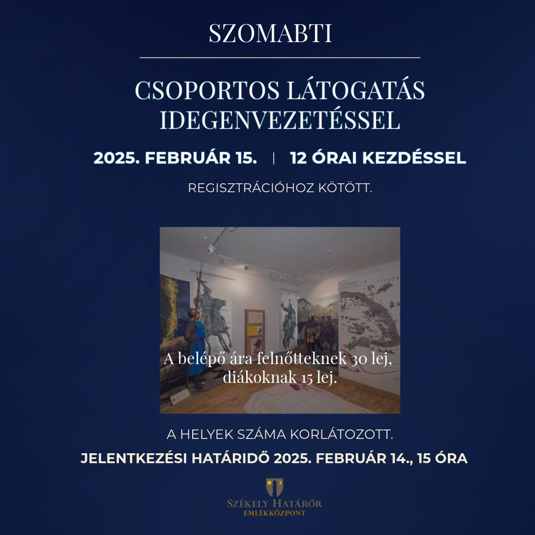 Rendezvények az Emlékközpontban Rendezvények az Emlékközpontban