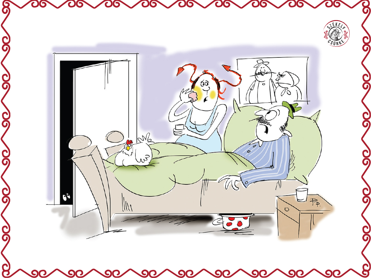 Te csak rajzolj, Parapista, jól áll Csürkén a harisnya!