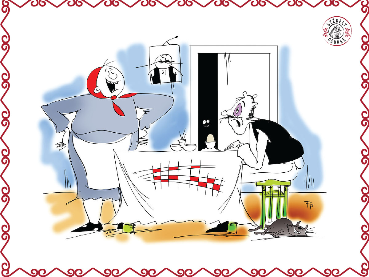 Te csak rajzolj, Parapista, jól áll Csürkén a harisnya!