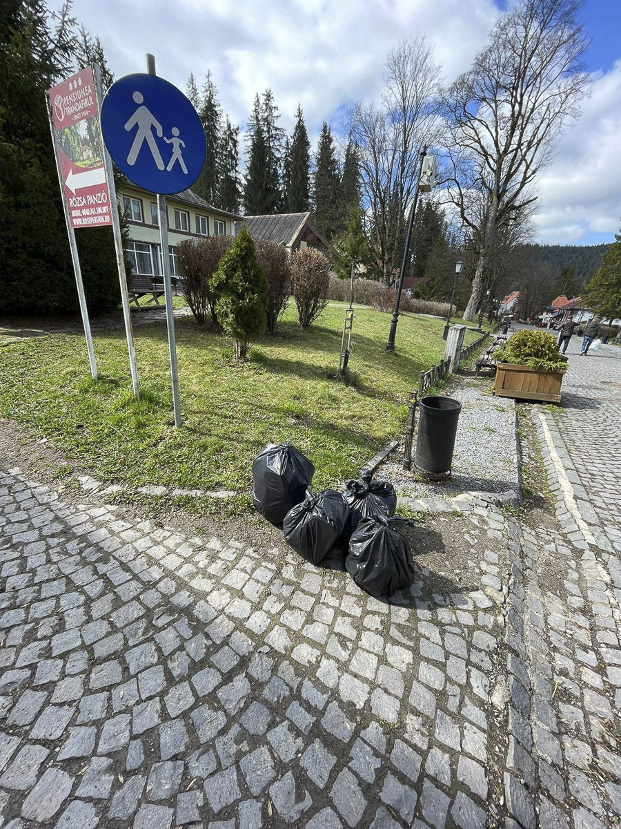 Rendszeres takarítás, kevesebb szemét