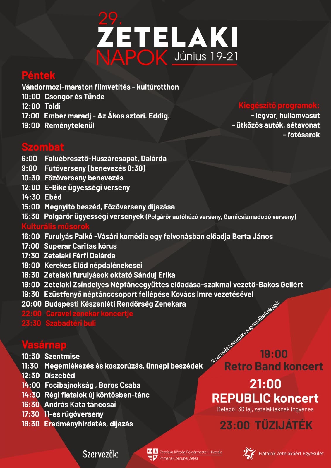 29. Zetelaki Napok 29. Zetelaki Napok
